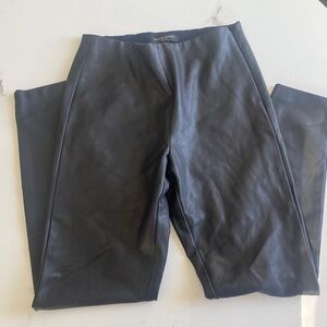Banana republic vegan leather Devon pant size 6P